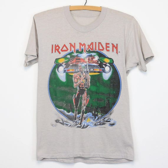 iron maiden t shirt vintage