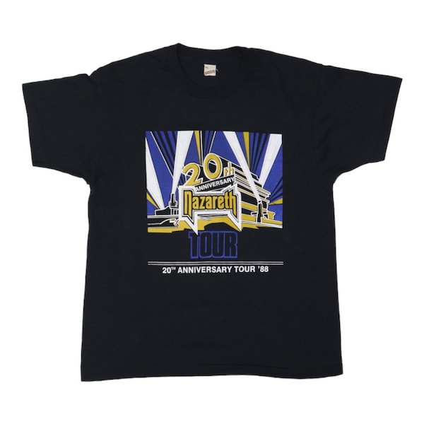 vintage 1988 Nazareth 20th Anniversary Fox Tour Shirt