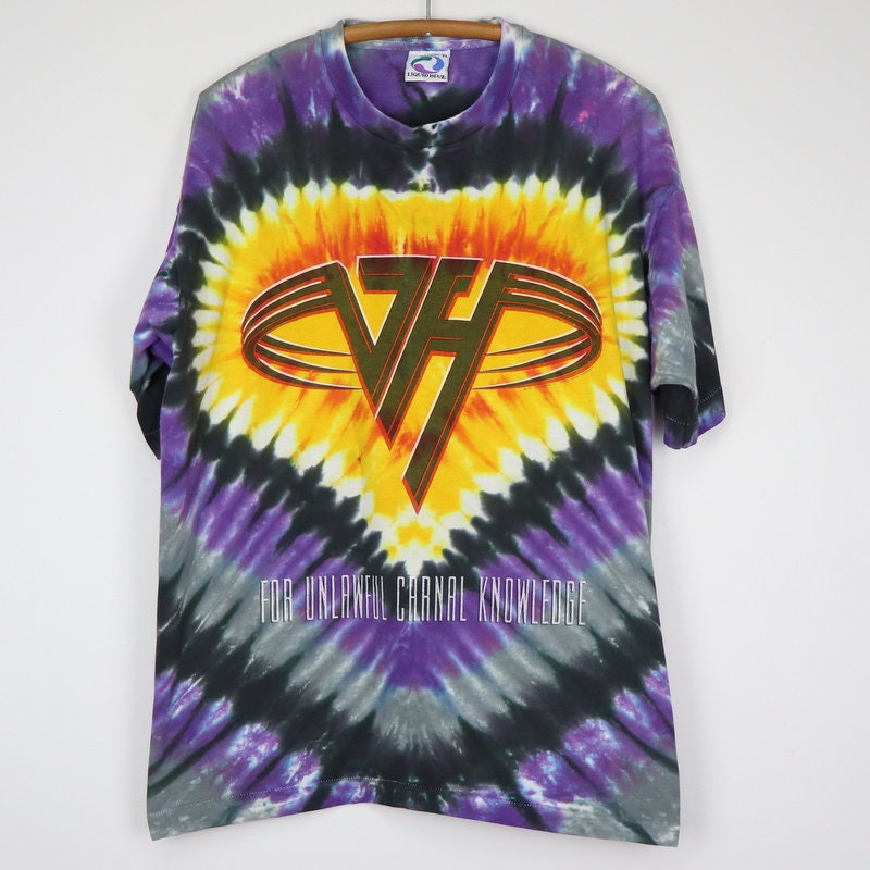 Van halen tie dye shirt Clearance