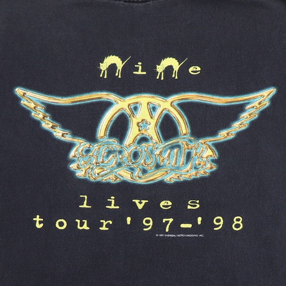 【古着】Aerosmith Nine Lives 1997 Tour T【L】 Vintage 1997 Aerosmith Nine Lives Tour Shirt - Etsy Canada