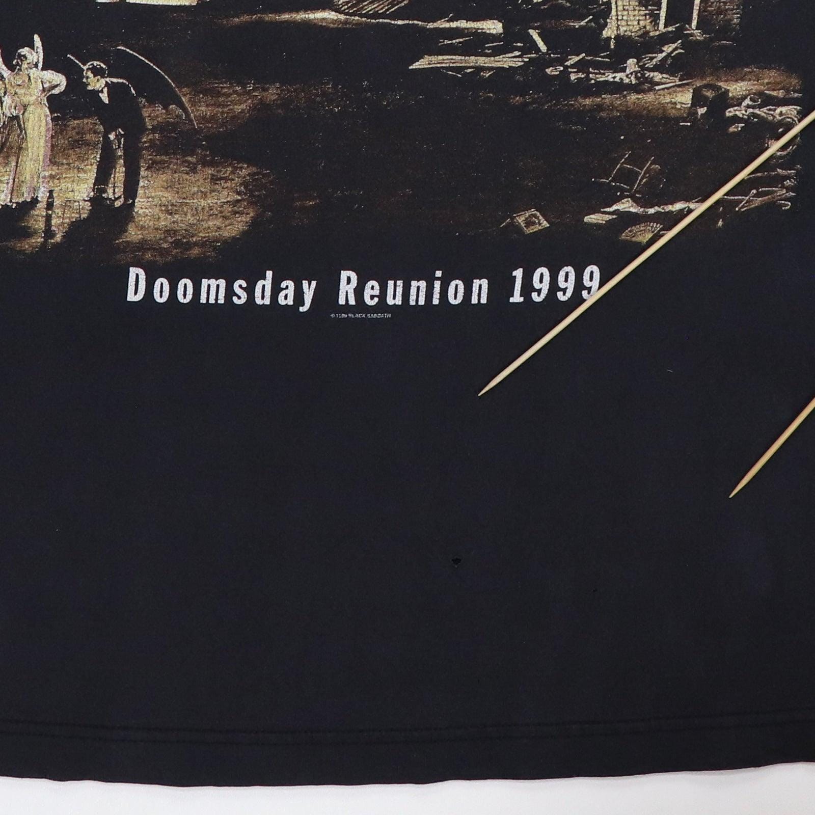 Vintage 1999 Black Sabbath Doomsday Reunion Tour Shirt, 90s
