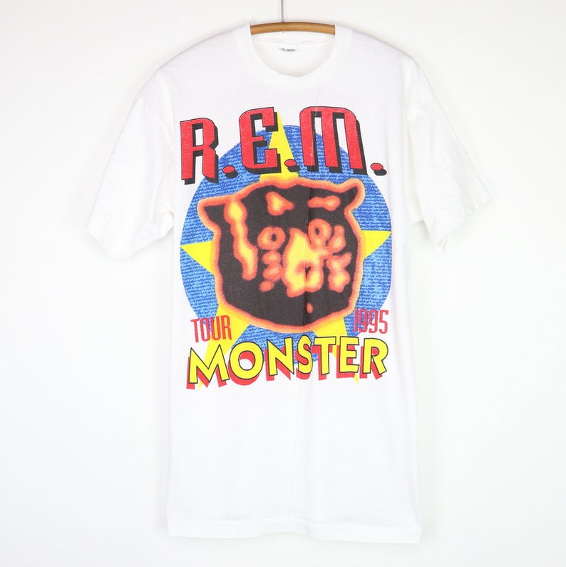 Vintage 1995 REM Monster Tour Shirt Etsy