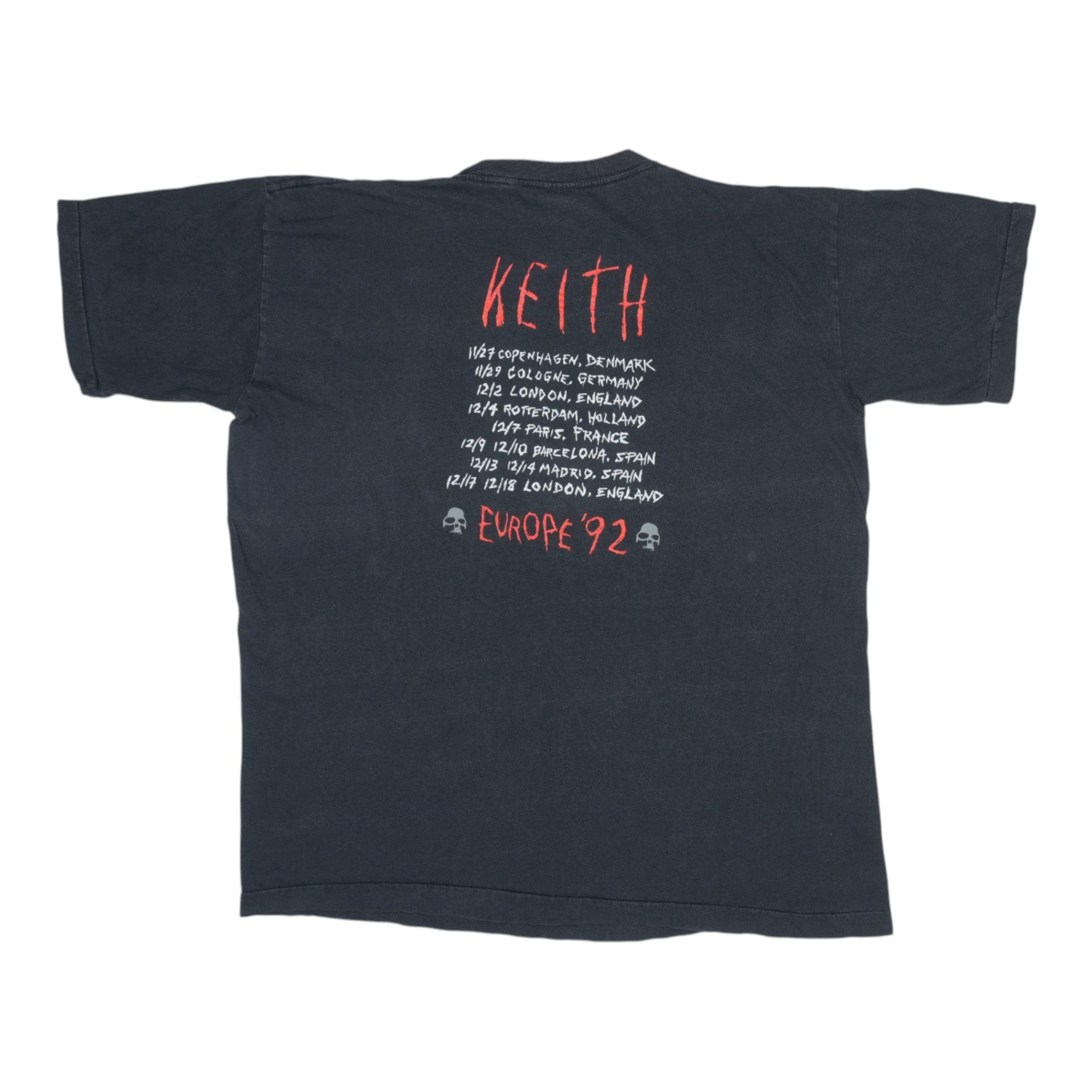 Vintage 1992 Keith Richards X Pensive Winos Tour Shirt - Etsy