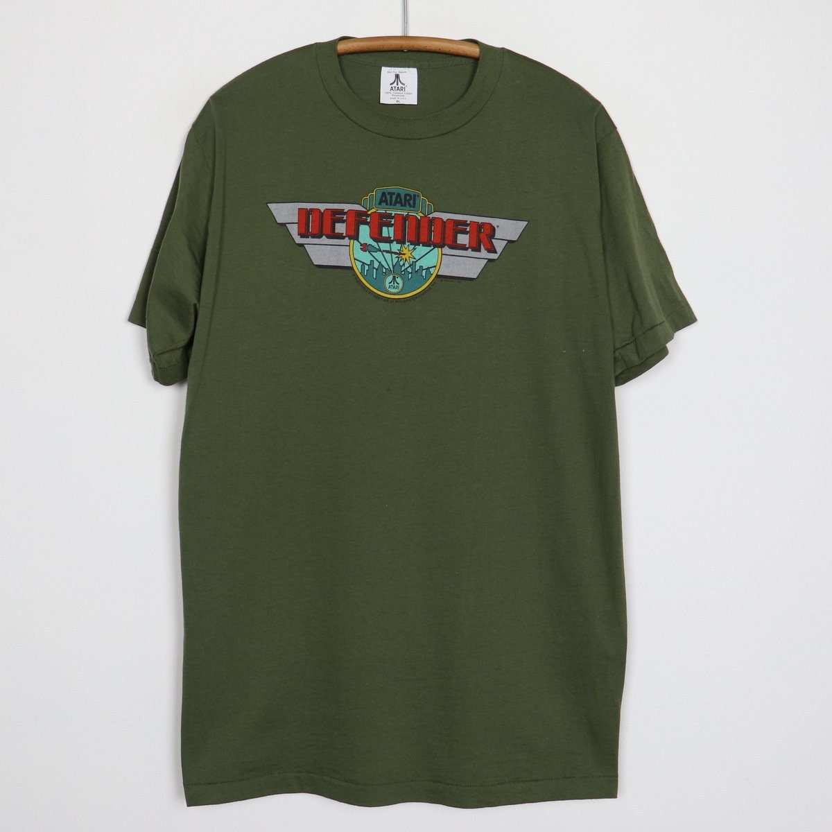 古着 80年代 ATARI DEFENDER ディフェンダー プリントTシャツ