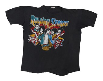 Vintage 1978 Rolling Stones Tour of America T-shirt - Etsy