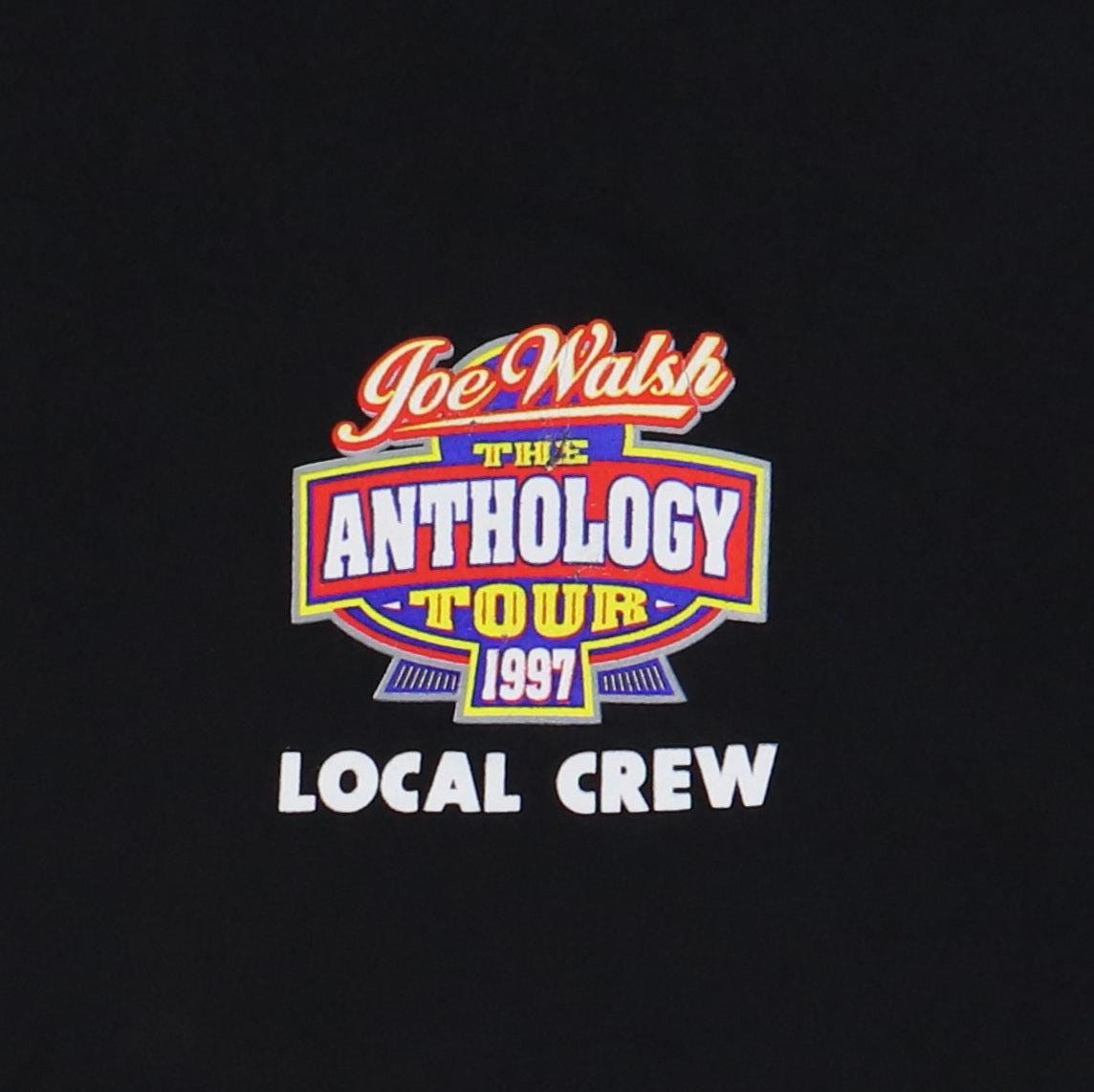 Vintage 1997 Joe Walsh the Anthology Tour Shirt Size: Extra Large