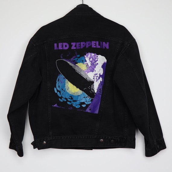 led zeppelin denim jacket