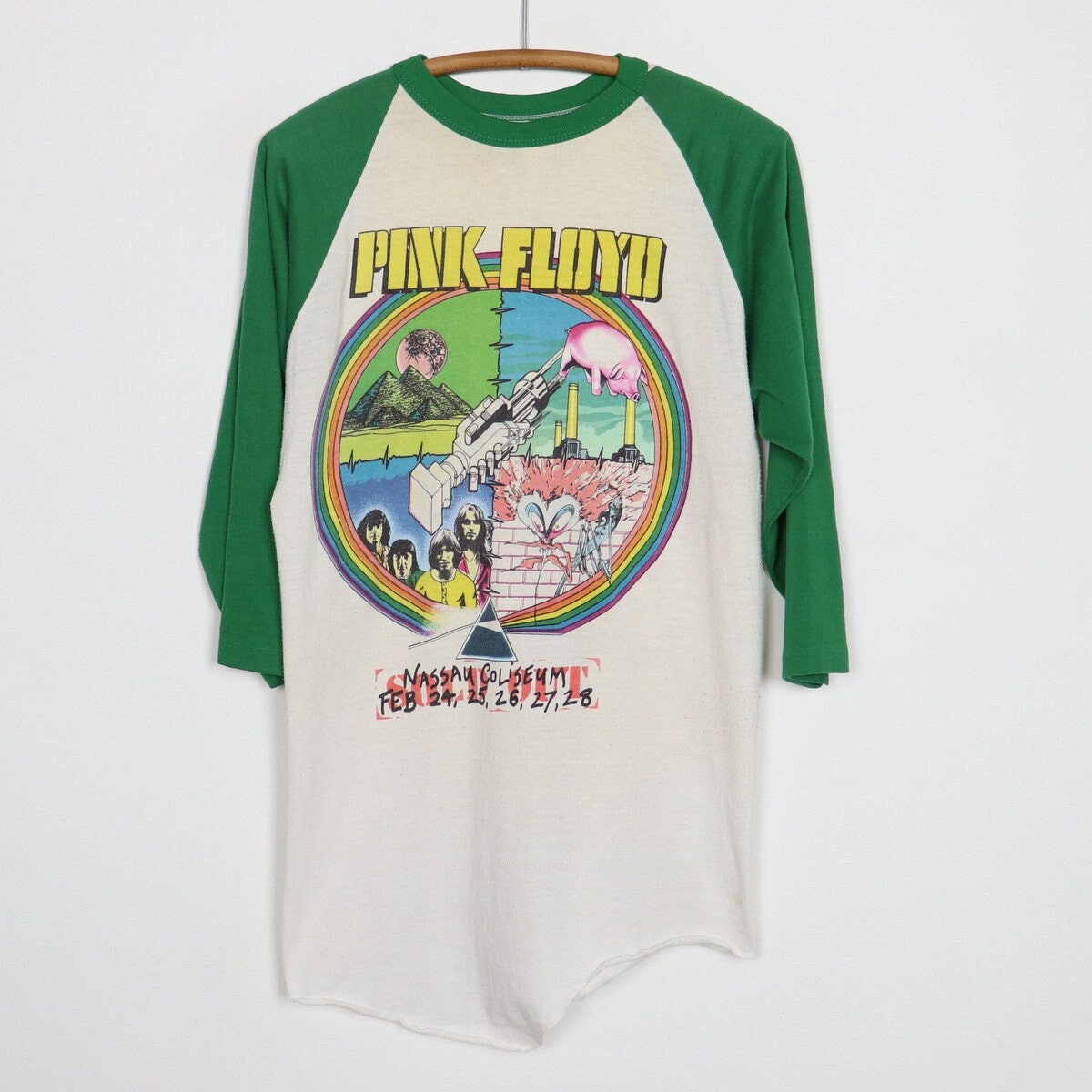 Vintage 1980 Pink Floyd the Wall Concert Tour Jersey Shirt - Etsy