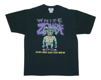 Vintage Rare 1995 White Zombie Astro-creep: 2000 Tour T-shirt XL