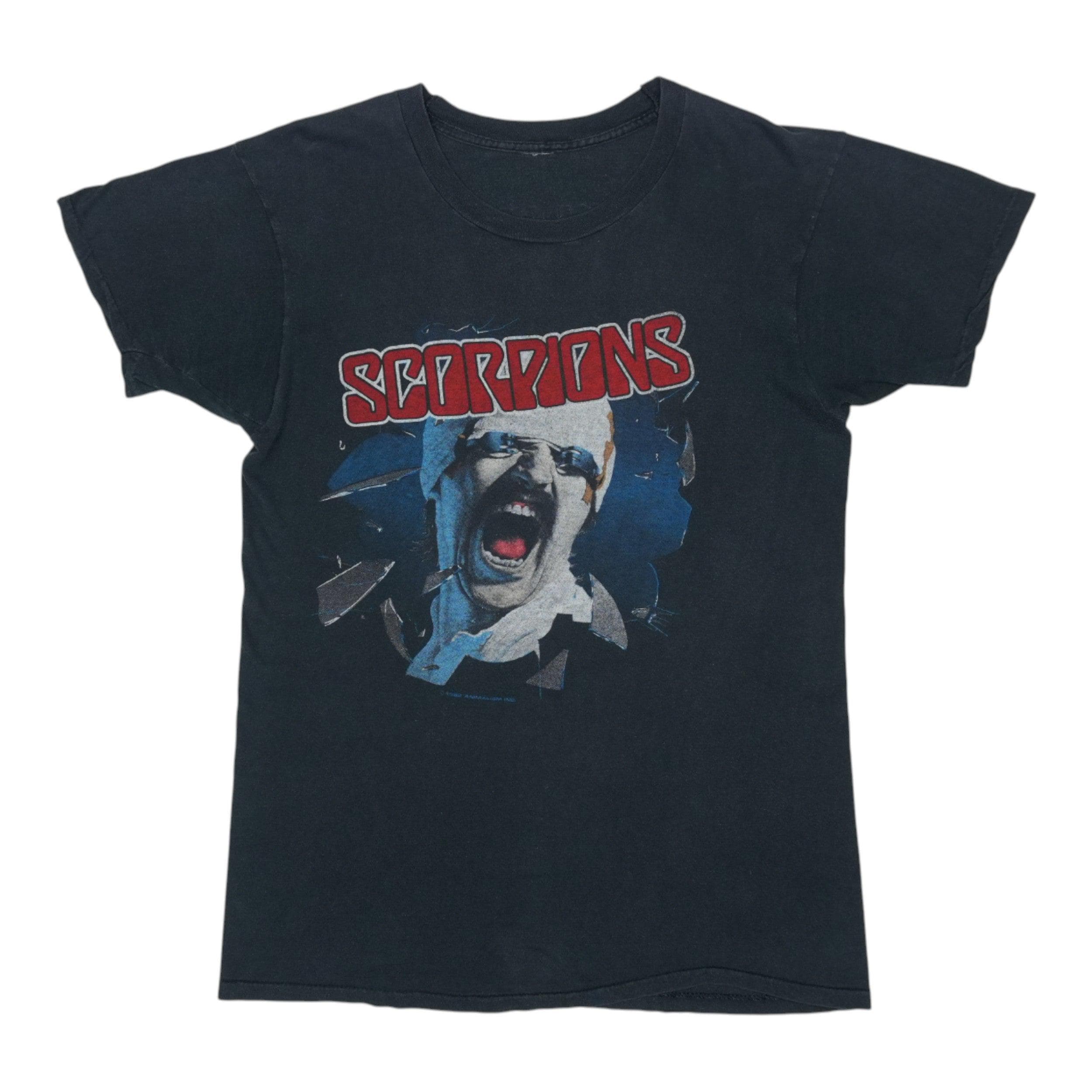 Vintage 1982 Scorpions Blackout Tour Shirt - Etsy