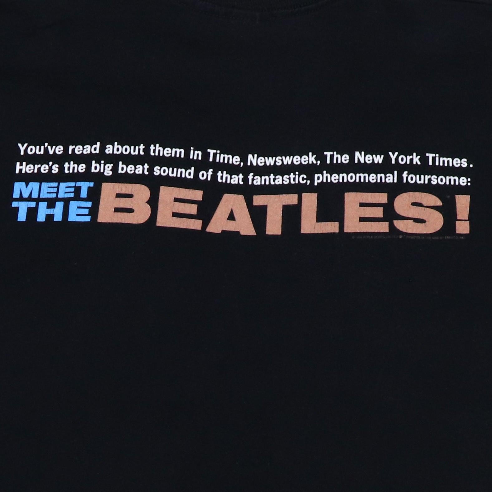 Vintage 1990s Meet the Beatles Shirt - Etsy