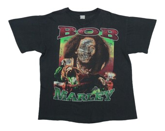 Chemise Bob Marley Smile Jamaica vintage des années 1990