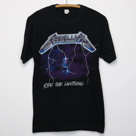 metallica lightning shirt