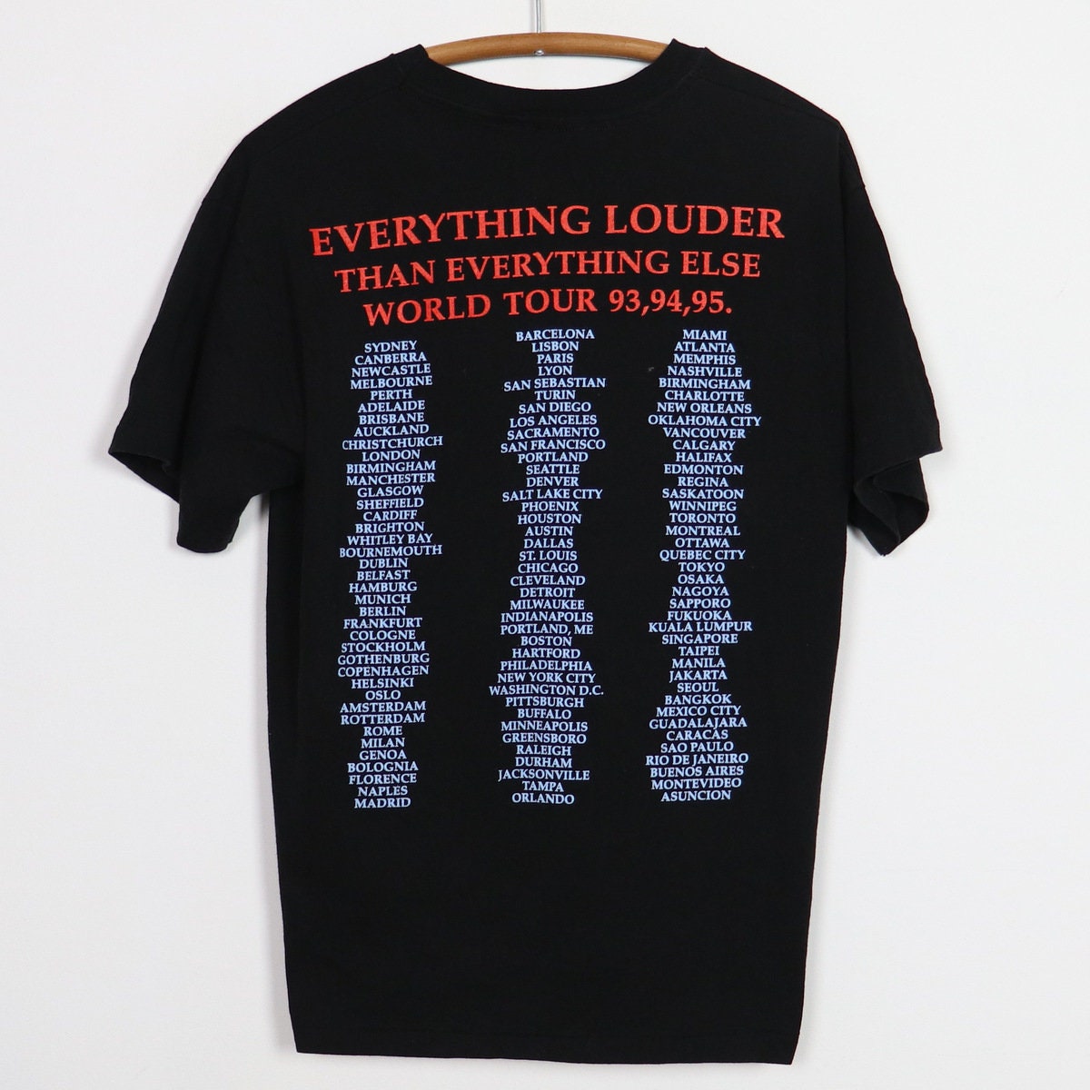 Vintage 1994 Meat Loaf Everything Louder Than Everything Else Etsy
