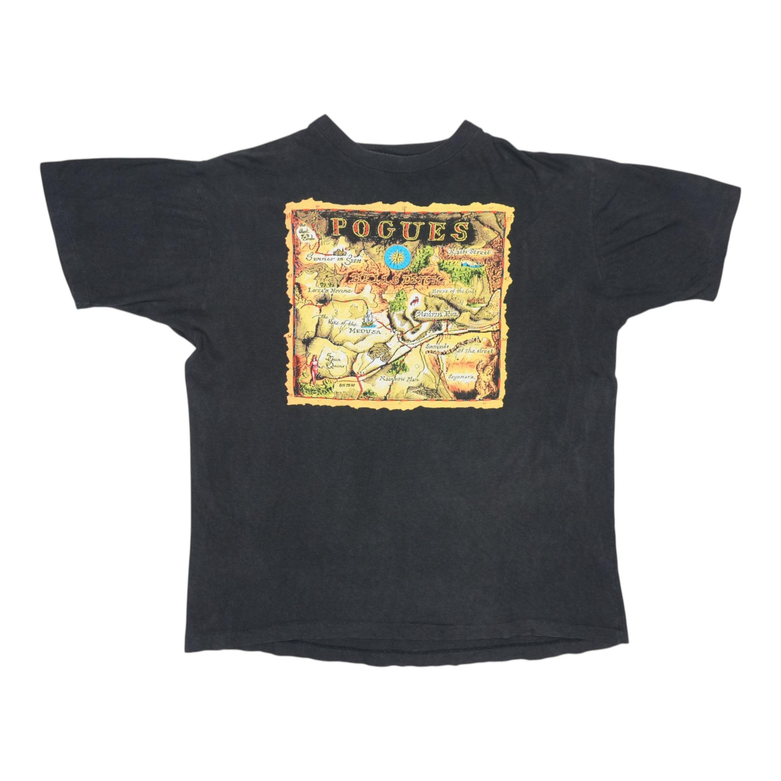 Vintage 1990 the Pogues Hell's Ditch Shirt - Etsy