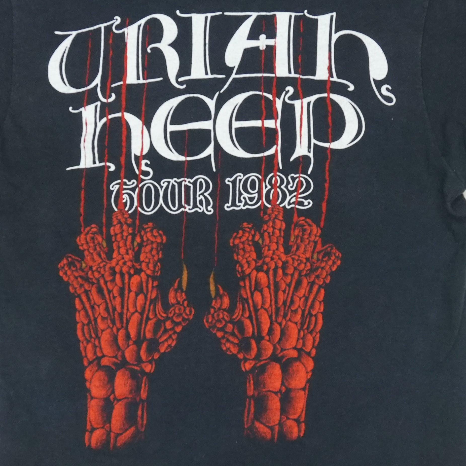 Vintage 1982 Uriah Heep Abominog Tour Shirt - Etsy