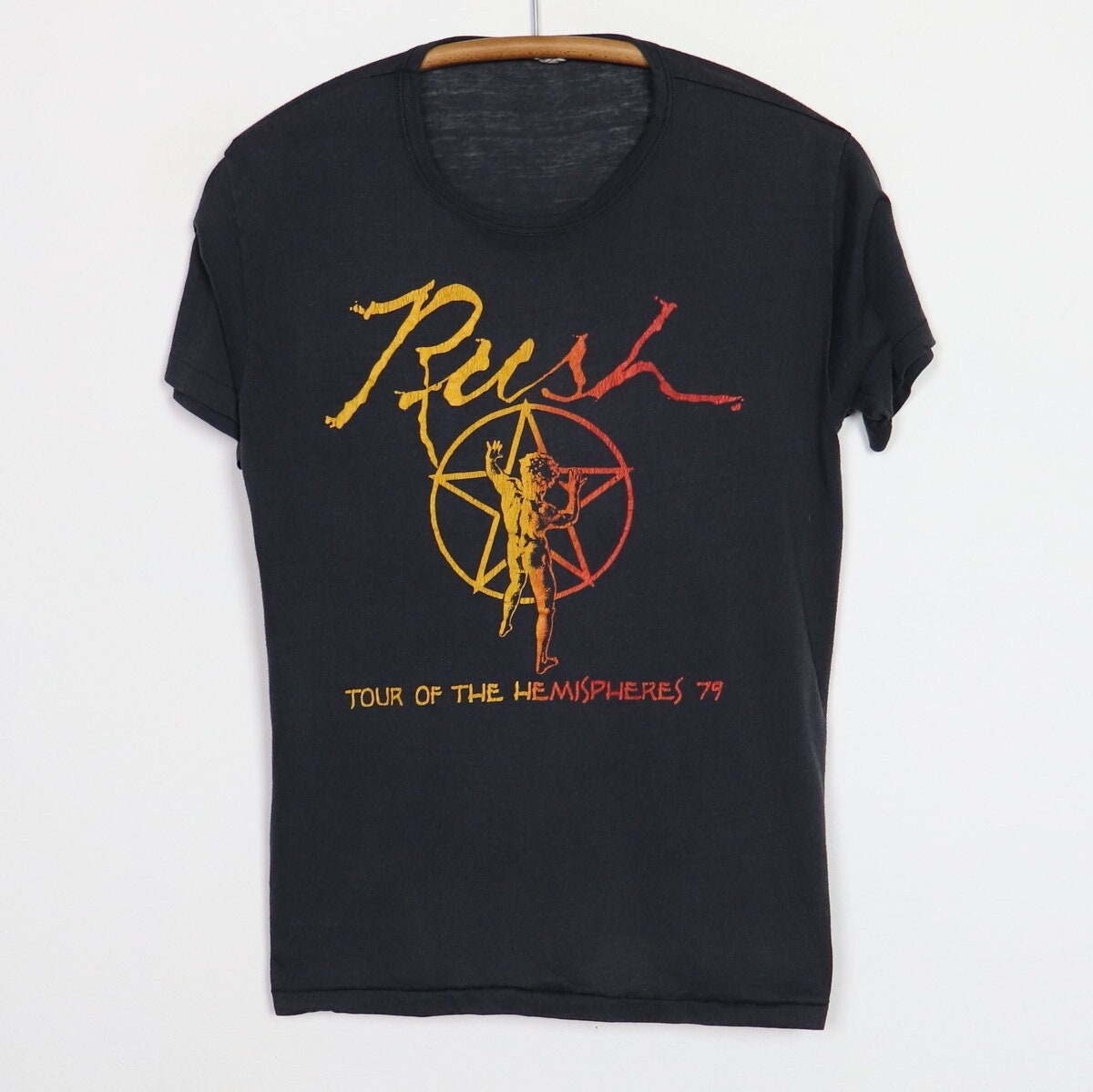 レアVINTAGE 1979 BOOTLEG RUSH T-SHIRT