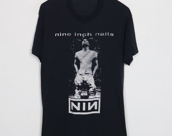 Vintage Nine Inch Nails Shirt Downward Spiral NIN Embroidery - Etsy