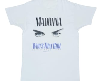 vintage 1987 Madonna Who's That Girl Tour Shirt