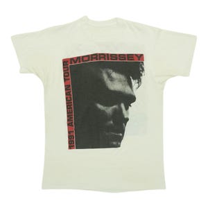 モリッシー1991Tシャツ vintage 1991's MORRISSEY photo print music tee | NOIR ONLINE
