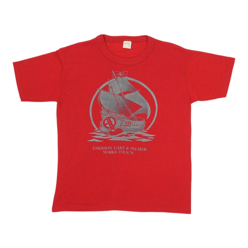 Chemise Emerson Lake Palmer Works Tour vintage 1978 image 1