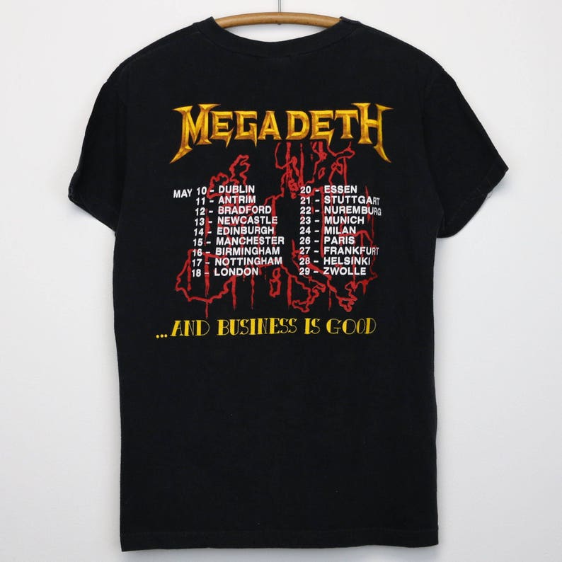 white megadeth t shirt
