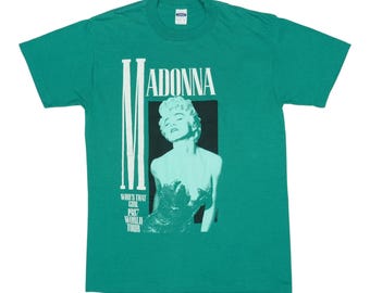 vintage 1987 Madonna Who's That Girl Tour Shirt