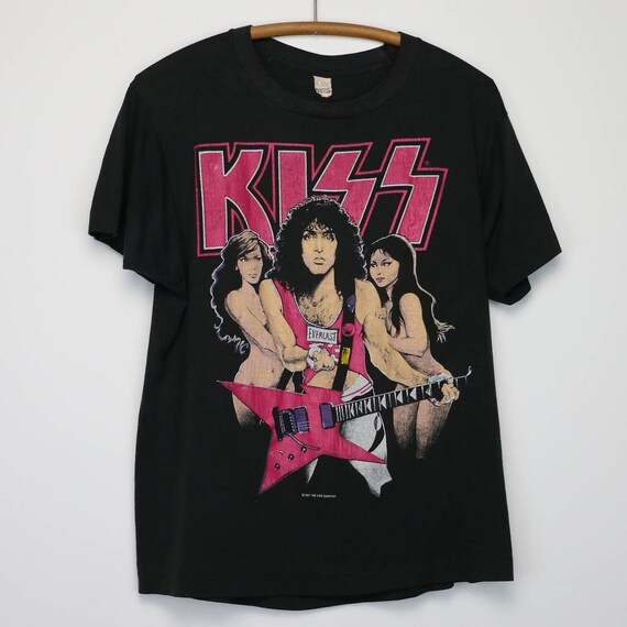Kiss Shirt Vintage Tshirt 1987 Life Is Like Sex 1980s Paul Etsy