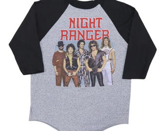 Vintage 1984 Night Ranger 7 Wishes Tour Jersey Shirt - Etsy New