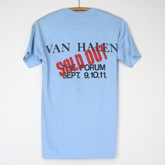 van halen diver down tour shirt