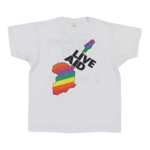 vintage 1985 Live Aid This Shirt Saves Lives Shirt