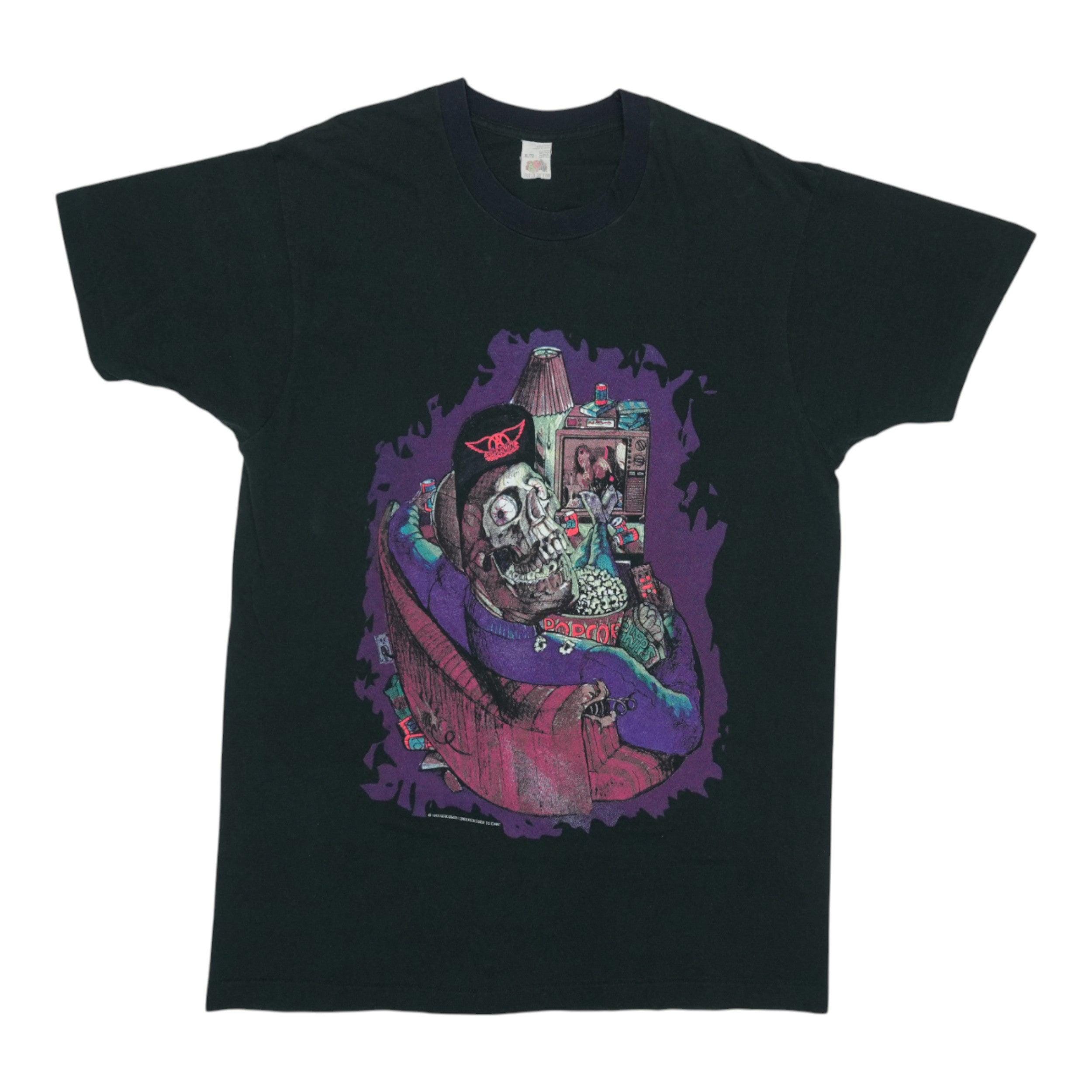 Vintage 1993 Aerosmith Get A Grip Tour Shirt, 90s Vintage Rock
