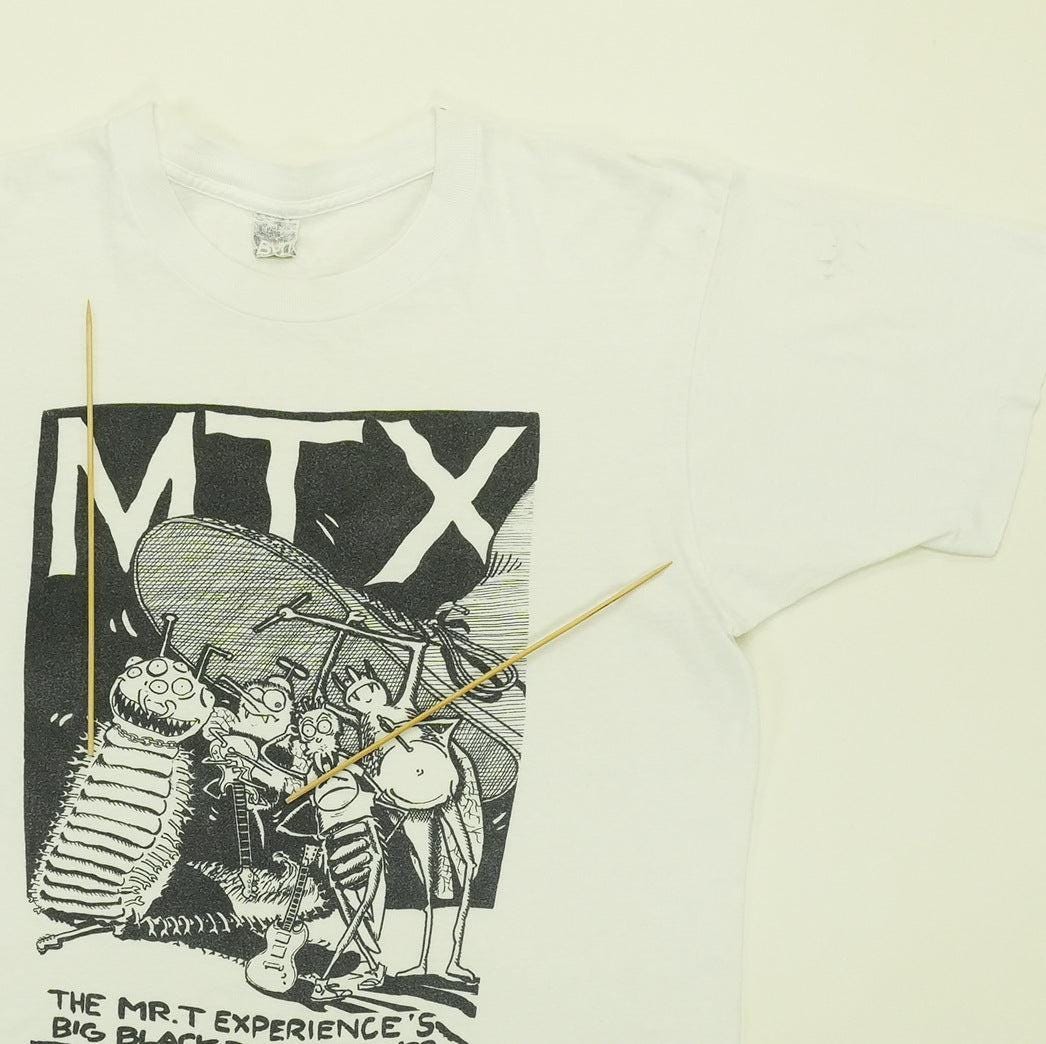 Vintage 1989 Mr T Experience Big Black Bug Tour Shirt - Etsy Israel
