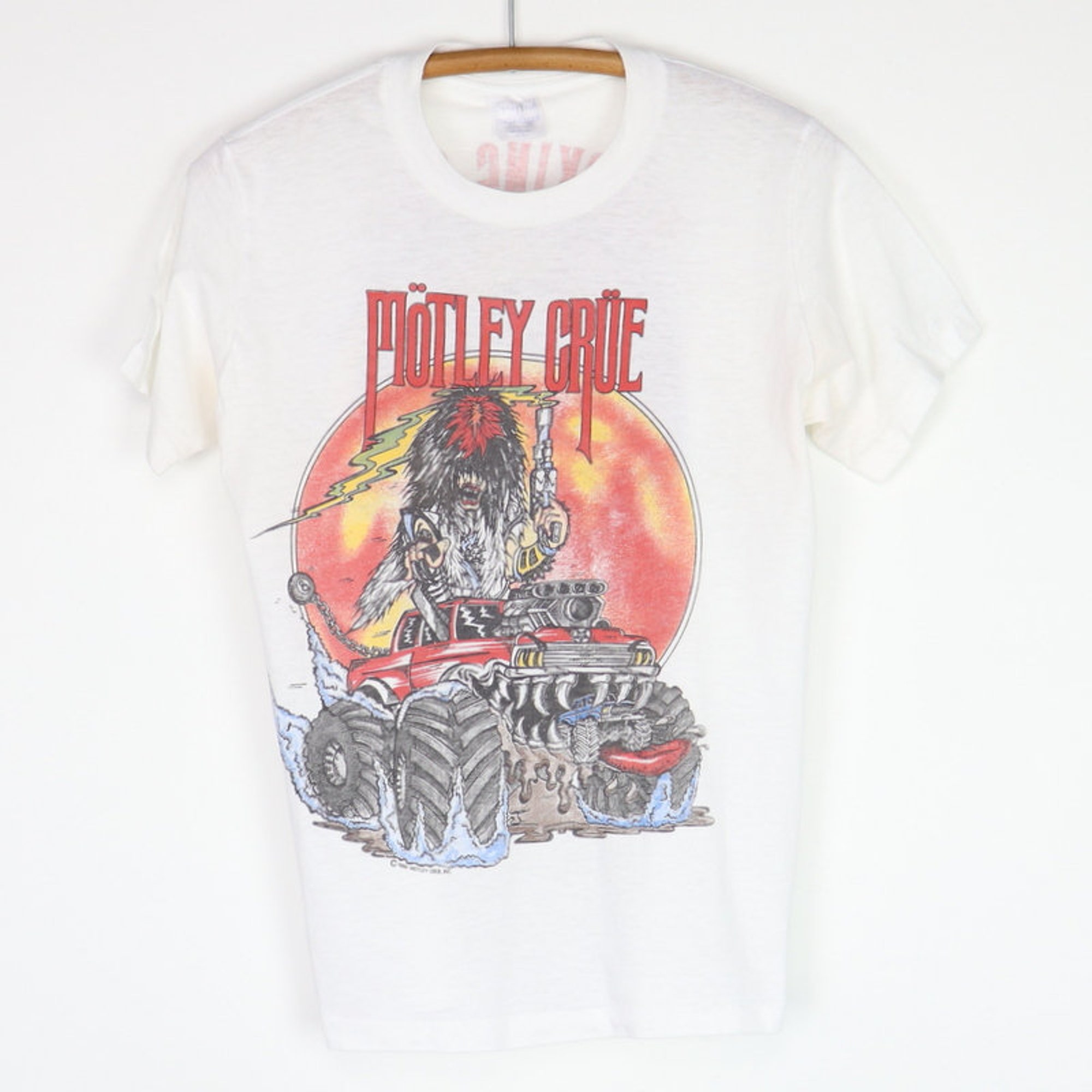 Discover vintage 1986 Motley Crue Wrecking Crue Shirt