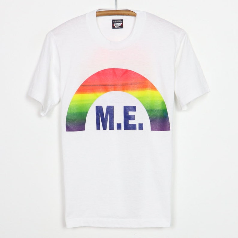 Vintage 1990s shops Rainbow M.E. Shirt