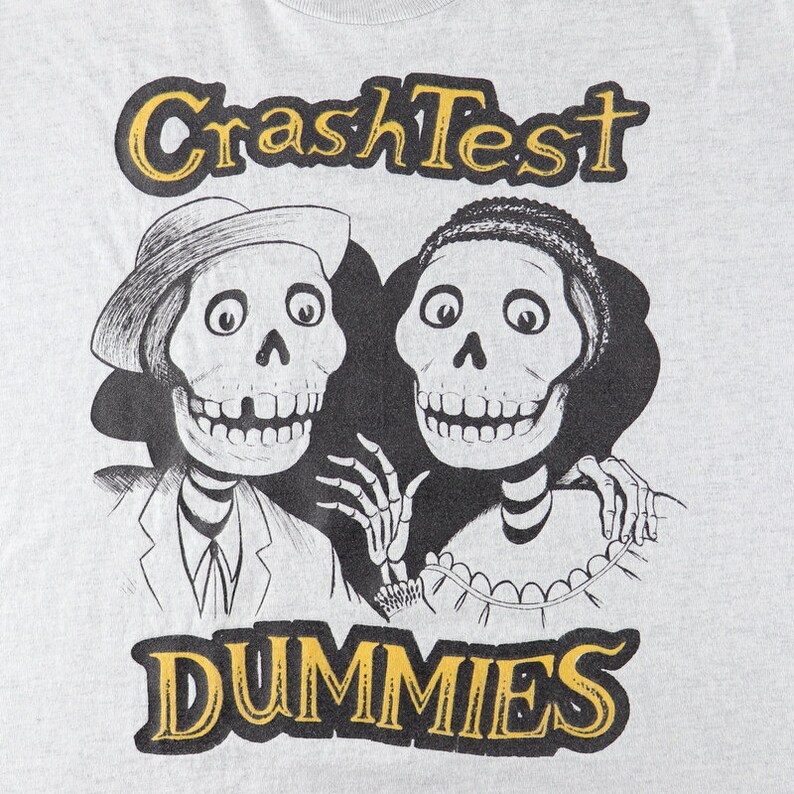 Vintage 1991 Crash Test Dummies the Ghosts That Haunt Me Shirt Etsy
