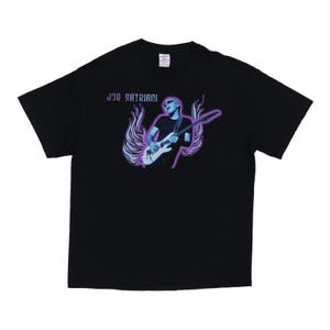ジョーサトリアーニ　Tシャツ　サーフィンウィズジエイリアン Vintage 1980s JOE SATRIANI Surfing With the Alien 1988 Red