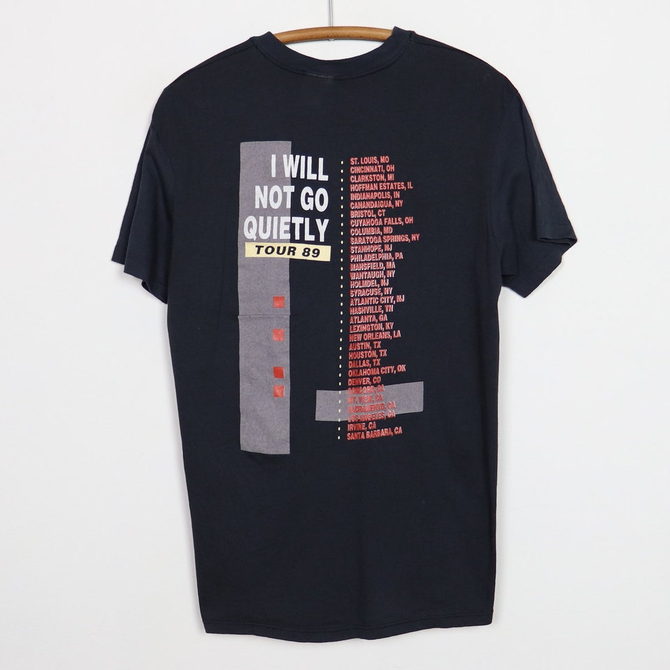 Don Henley I Will Not Go Quietly Vintage 1989 Don Henley I Will Not Go Quietly Tour Shirt sold by