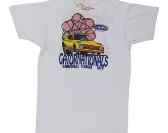 vintage 1978 Gator Nationals NHRA Shirt
