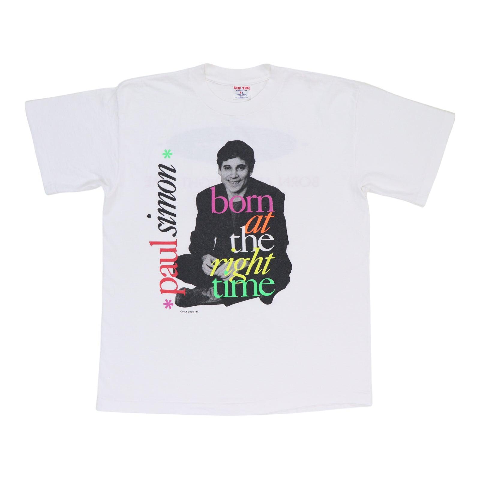 Vintage 1991 Paul Simon Born at the Right Time Tour Shirt - Etsy