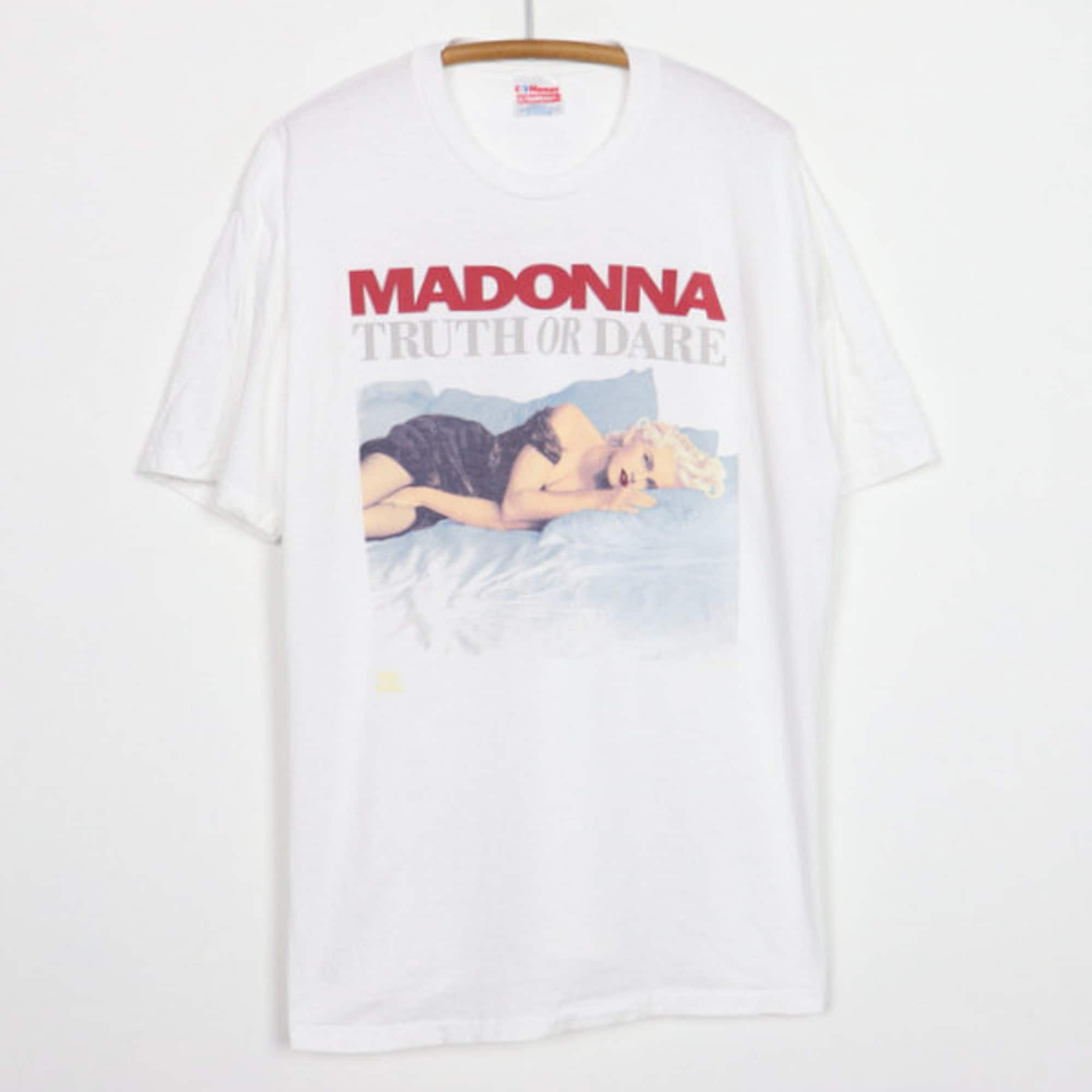 Discover vintage 1991 Madonna Truth Or Dare Shirt