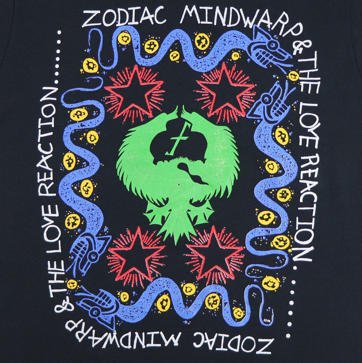 Zodiac Mindwarp & the LoveReaction Tシャツ Vintage 80s Zodiac Mindwarp & the Love Reaction 1987 Hit the