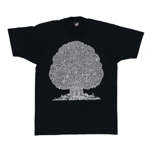 Vtg 1987 Family Tree of Rock and Roll T-shirt Black S 80s Bands - Etsy