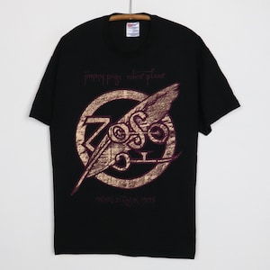 Vintage 1995 jimmy page robert plant zoso tour shirt