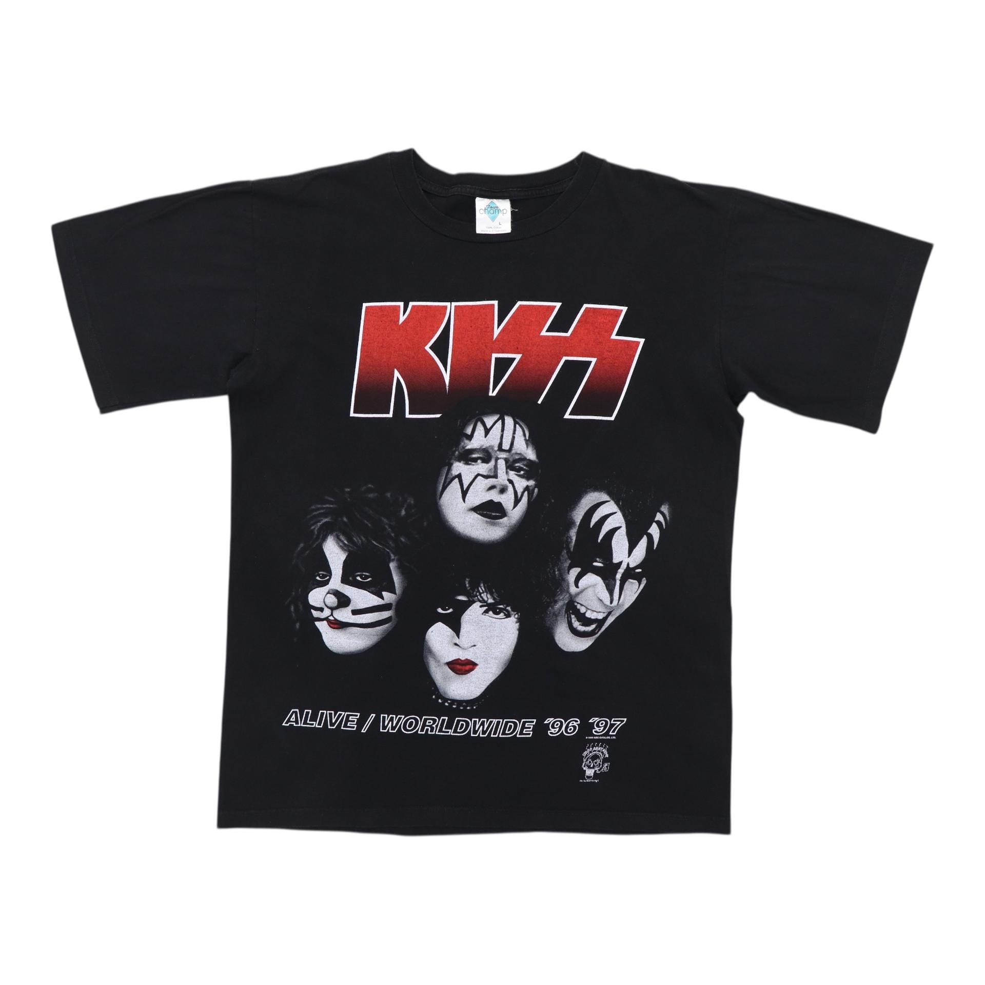 Vintage 1996 Kiss Alive Worldwide Tour Shirt - Etsy UK