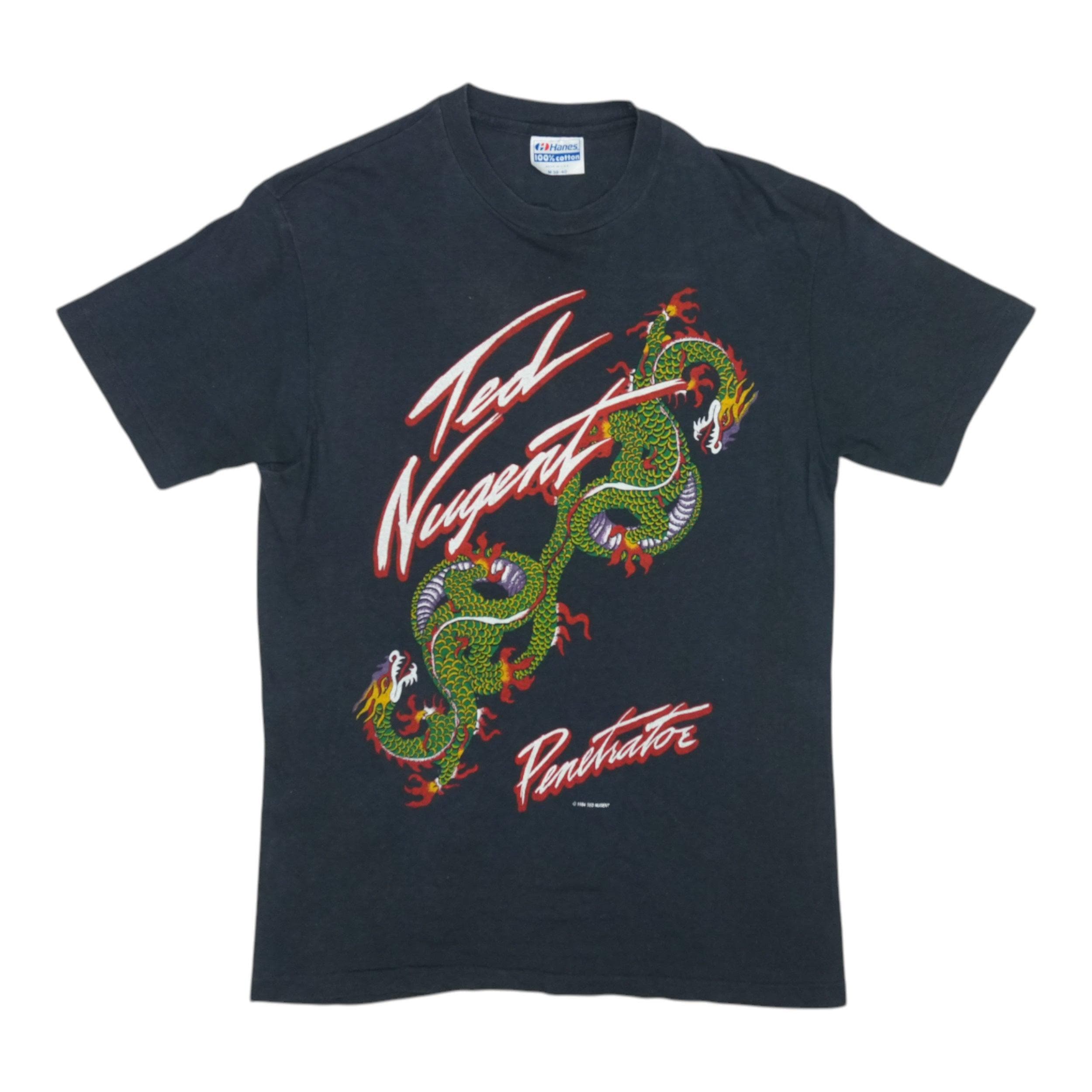 Vintage 1984 Ted Nugent World Penetration Tour Shirt - Etsy