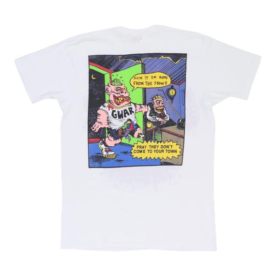 Vintage 1992 GWAR Pray They Don't Come to Your Town Shirt, 90s