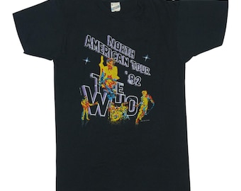 オリジナル THE WHO 1982 ツアー ヴィンテージ T シャツ - Etsy 日本