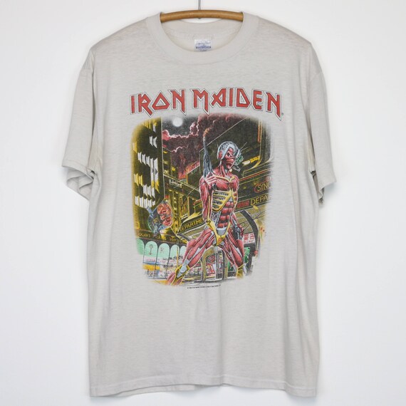 iron maiden t shirt vintage