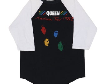 Vintage 1982 Queen American Tour Jersey Shirt - Etsy